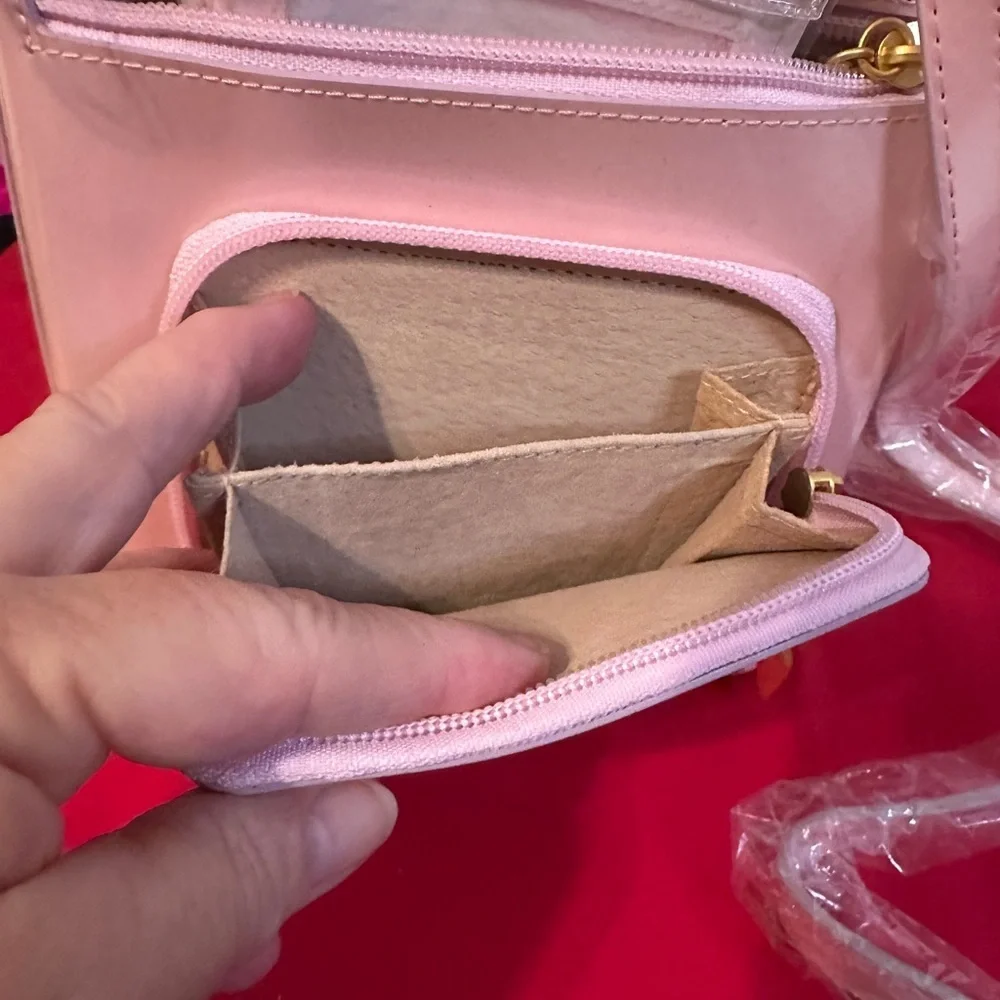 Beijo Pink Women's Crossbody Bag with an Adjustable Strap NWOT